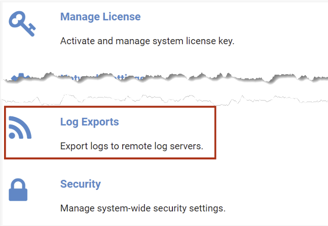 Log Exports