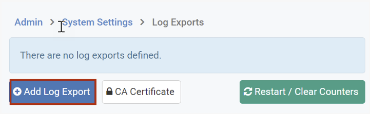 Add Log Export
