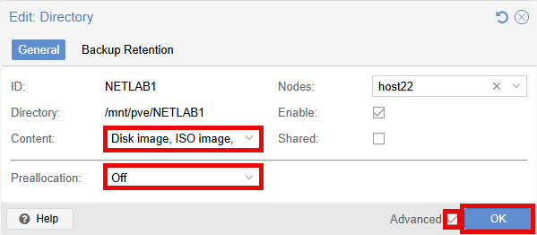 Edit: NETLAB1 Directory Dialog