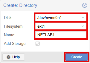 Create: Directory Dialog
