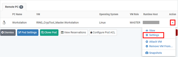 Remote PC Settings